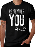 Remember You T-Shirt - Heart Graphic Tee product image 1