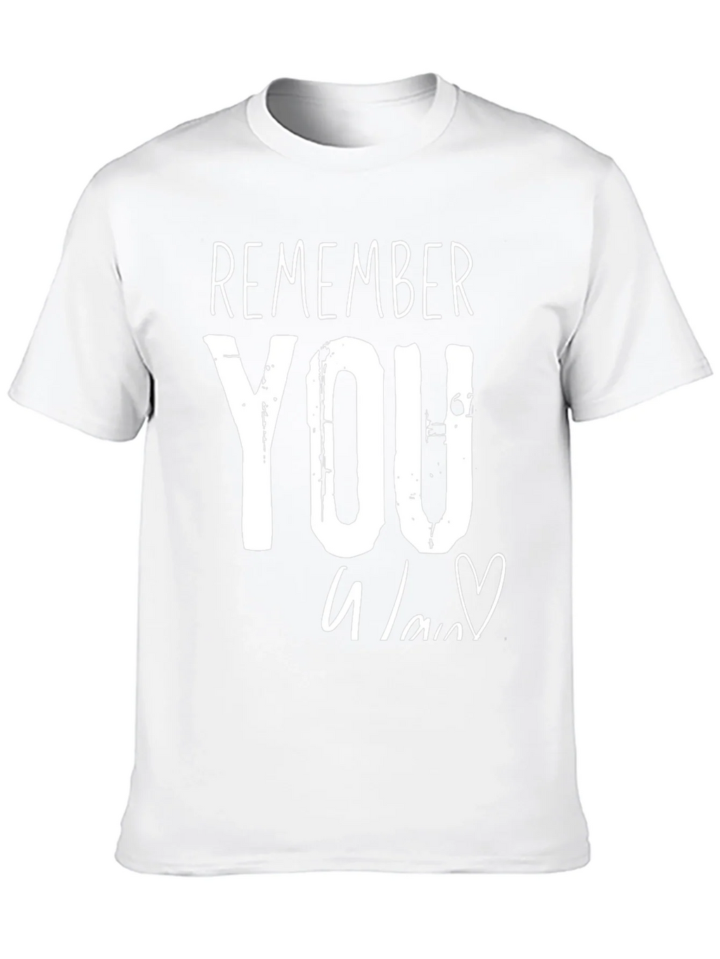 Remember You T-Shirt - Heart Graphic Tee product image 9