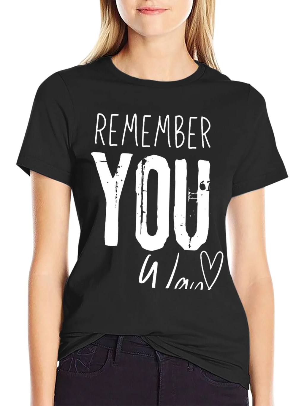Remember You T-Shirt - Heart Graphic Tee product image 2