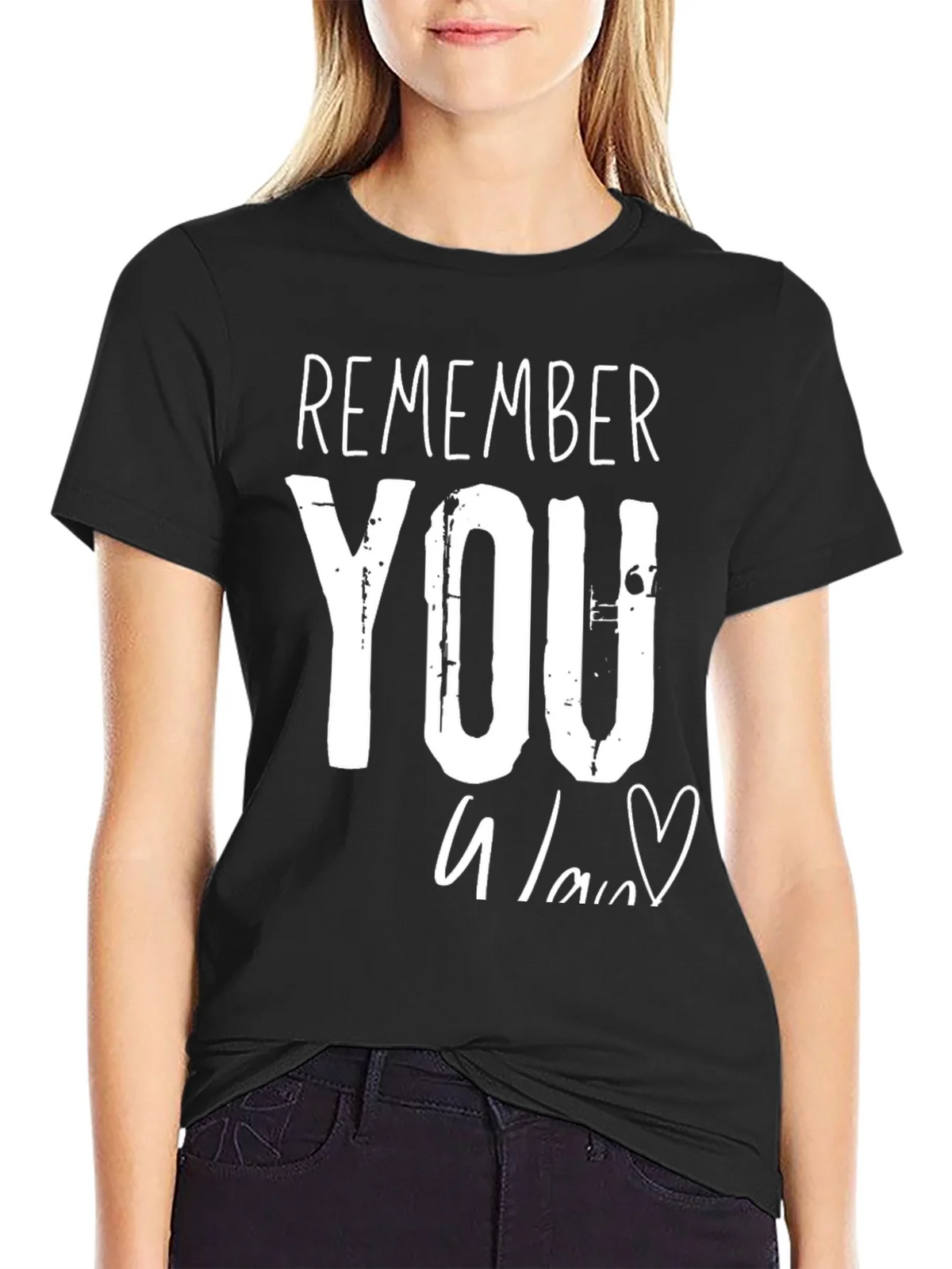 Remember You T-Shirt - Heart Graphic Tee product image 2
