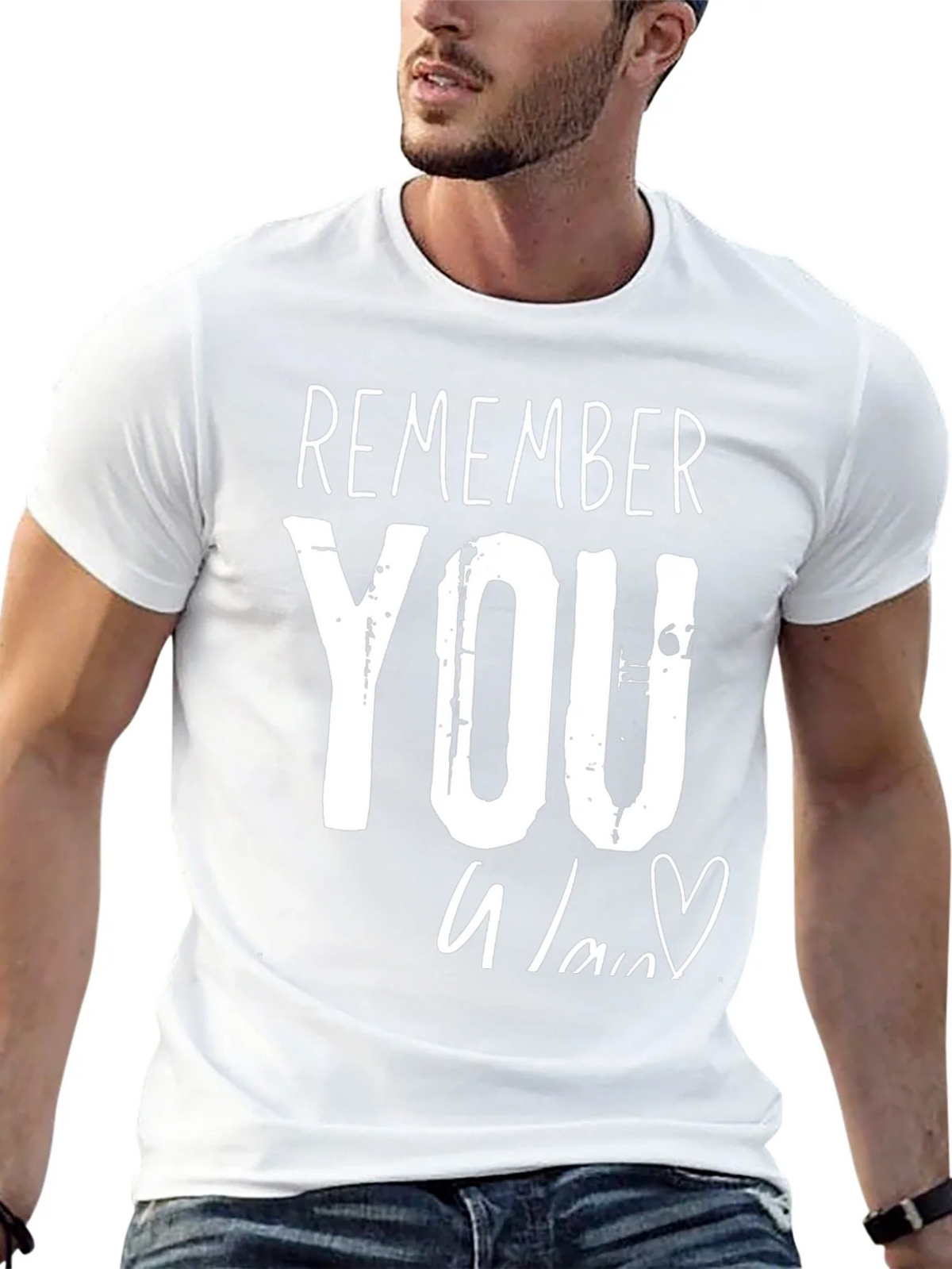 Remember You T-Shirt - Heart Graphic Tee product image 12
