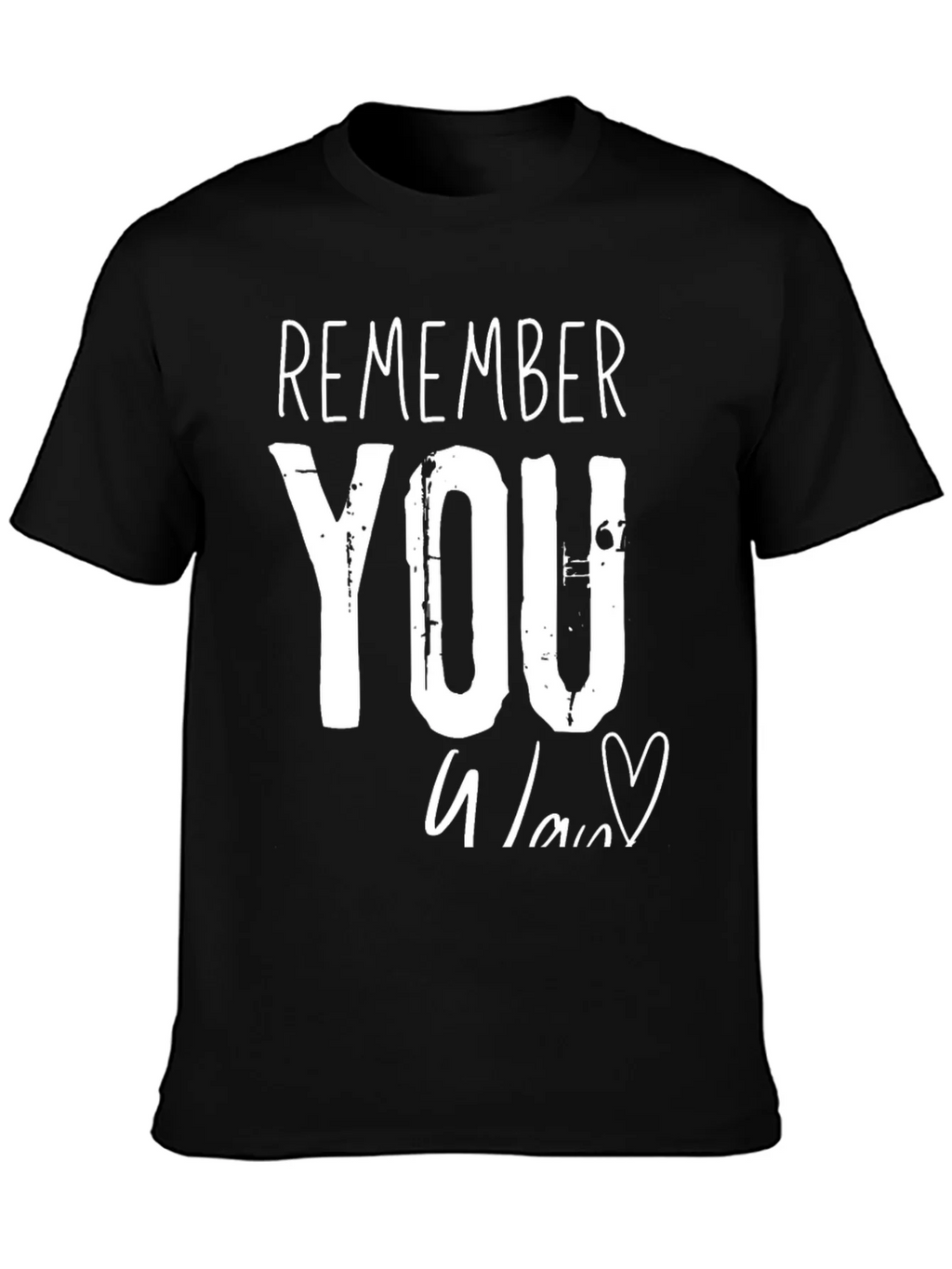 Remember You T-Shirt - Heart Graphic Tee product image 3