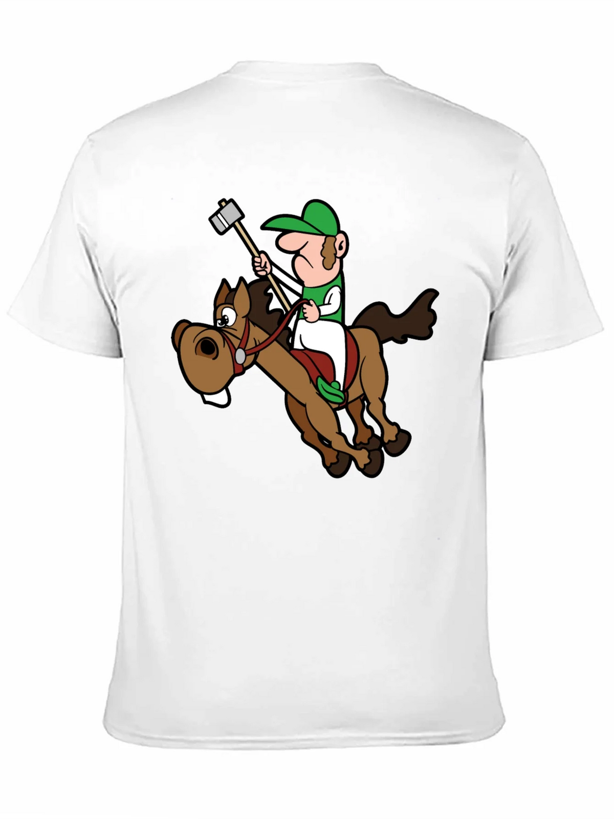 Novelty Cartoon Horse Rider T-Shirt product image 10