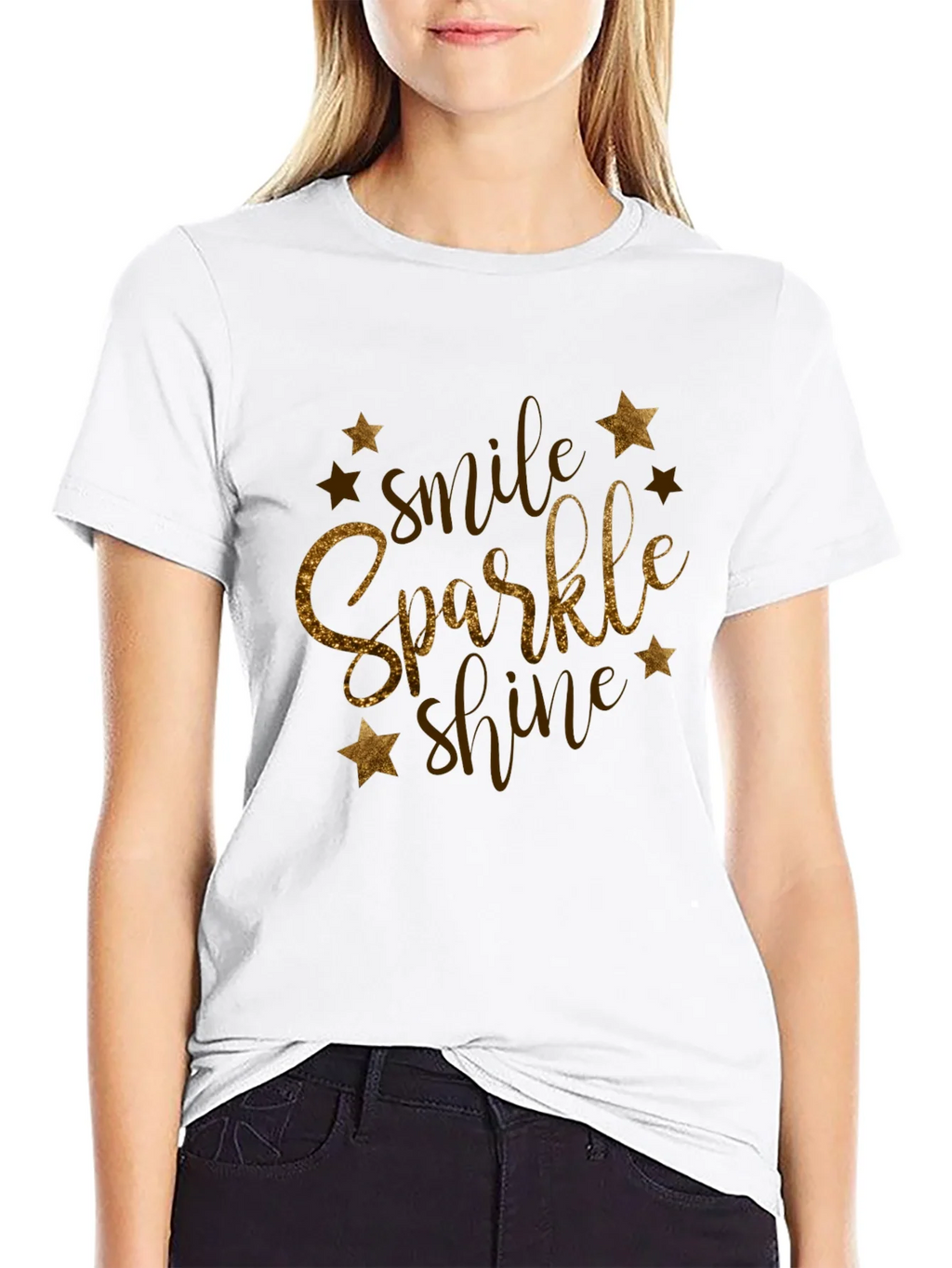 Smile Sparkle Shine Graphic Tee product image 8