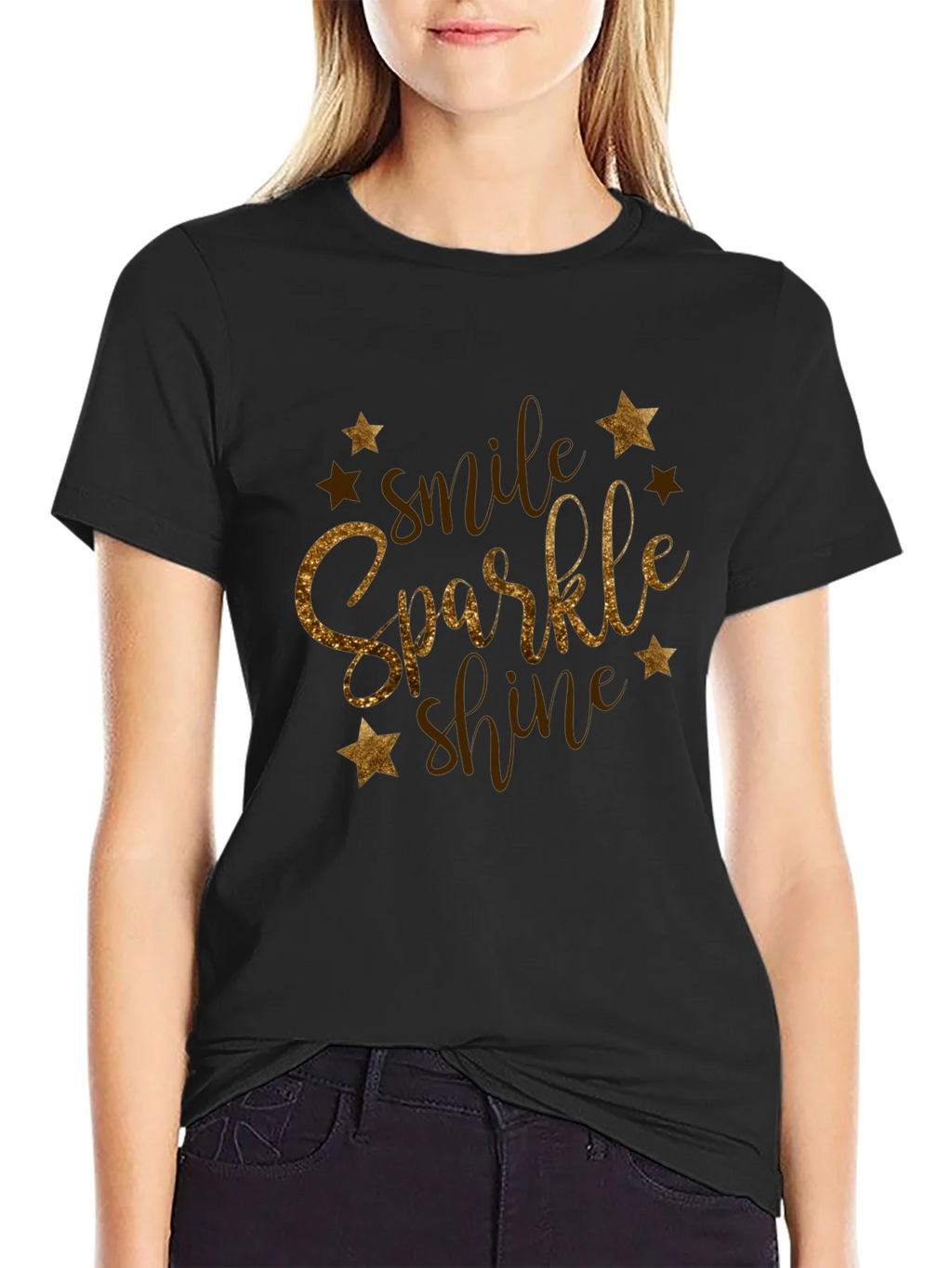 Smile Sparkle Shine Graphic Tee product image 2