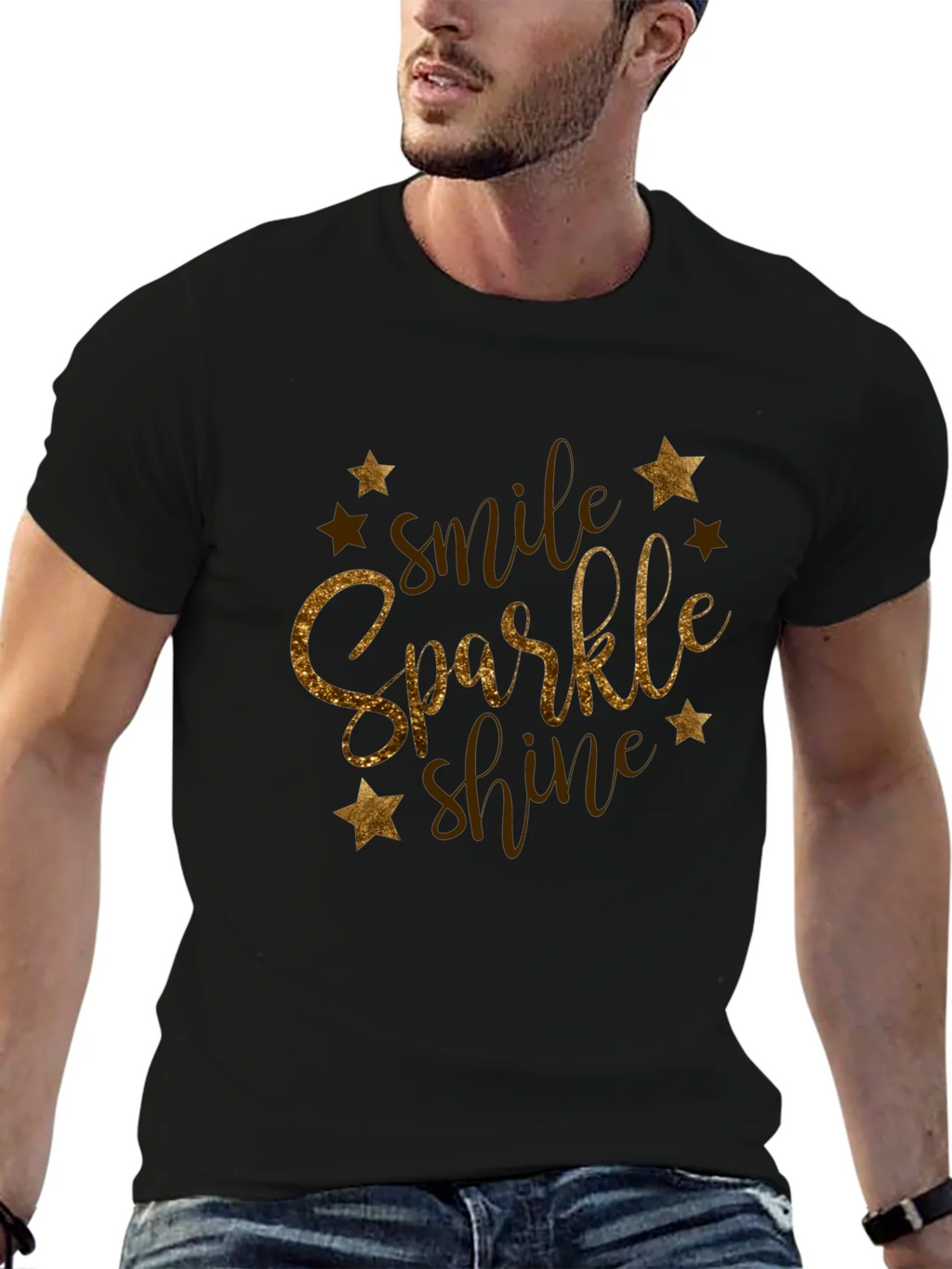 Smile Sparkle Shine Graphic Tee product image 6