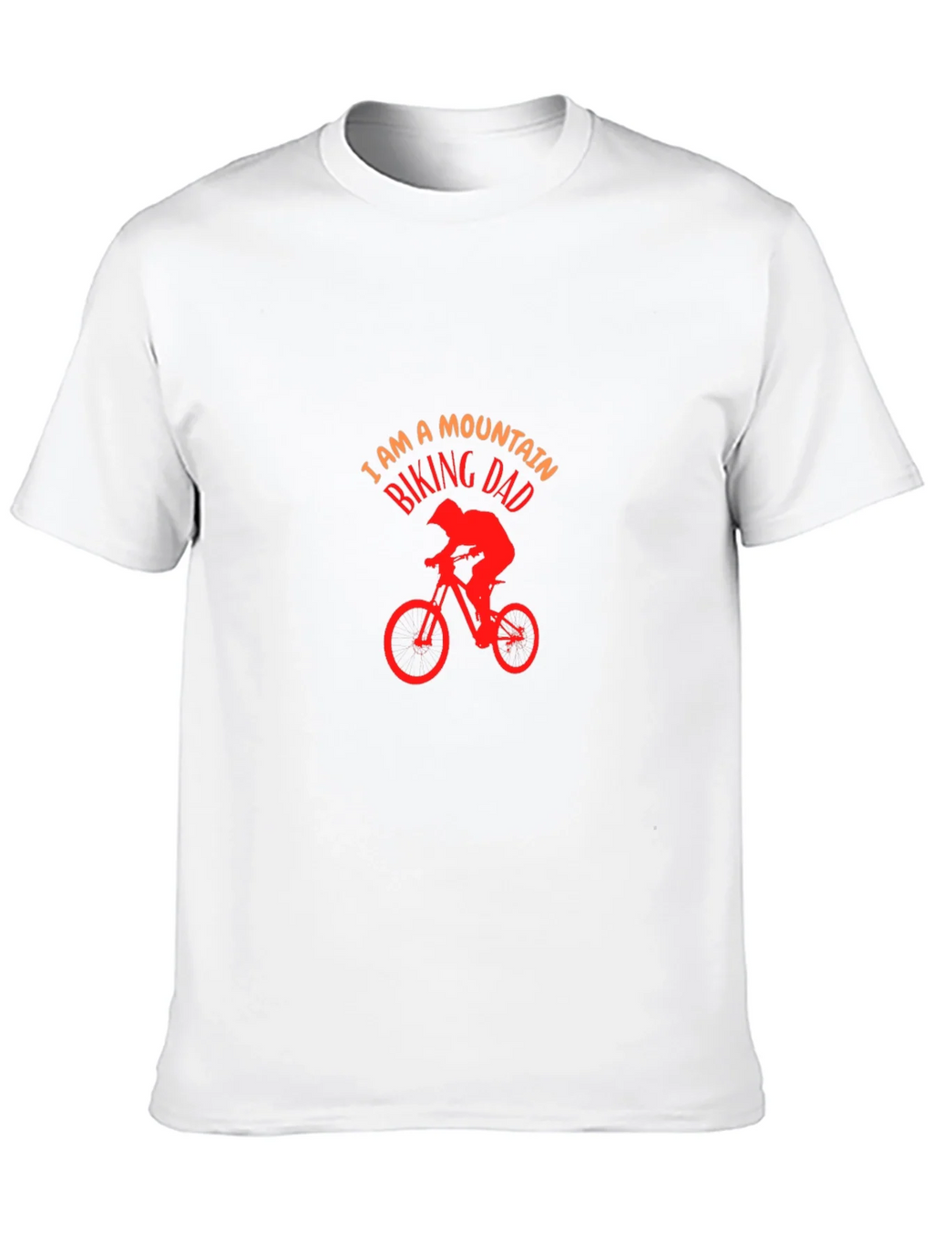 Mountain Biking Dad T-Shirt - Black Cotton Tee product image 9
