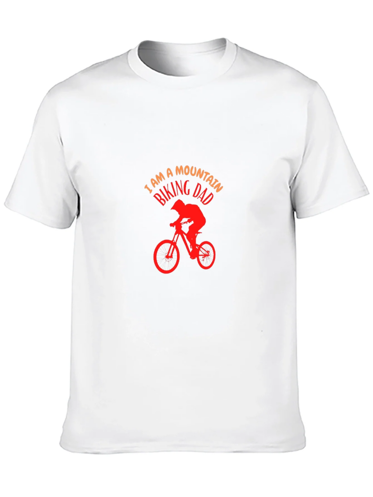 Mountain Biking Dad T-Shirt - Black Cotton Tee product image 9