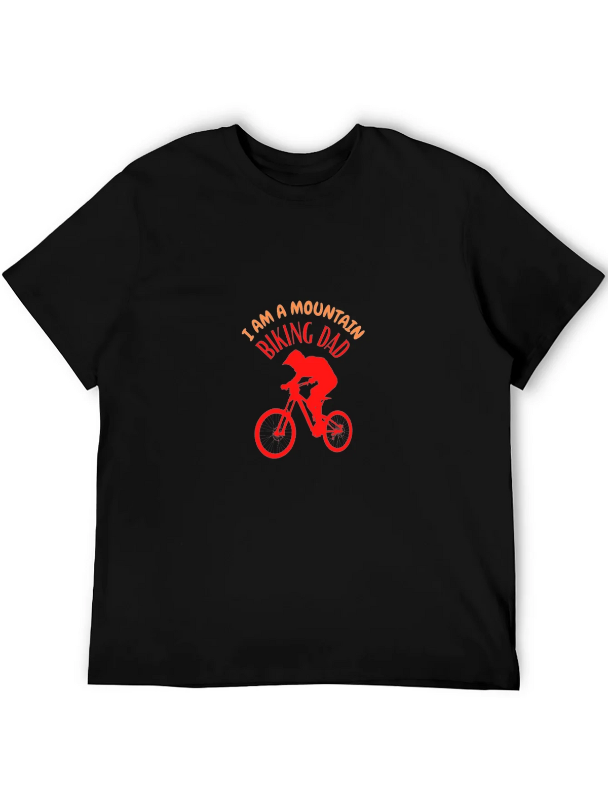 Mountain Biking Dad T-Shirt - Black Cotton Tee product image 5