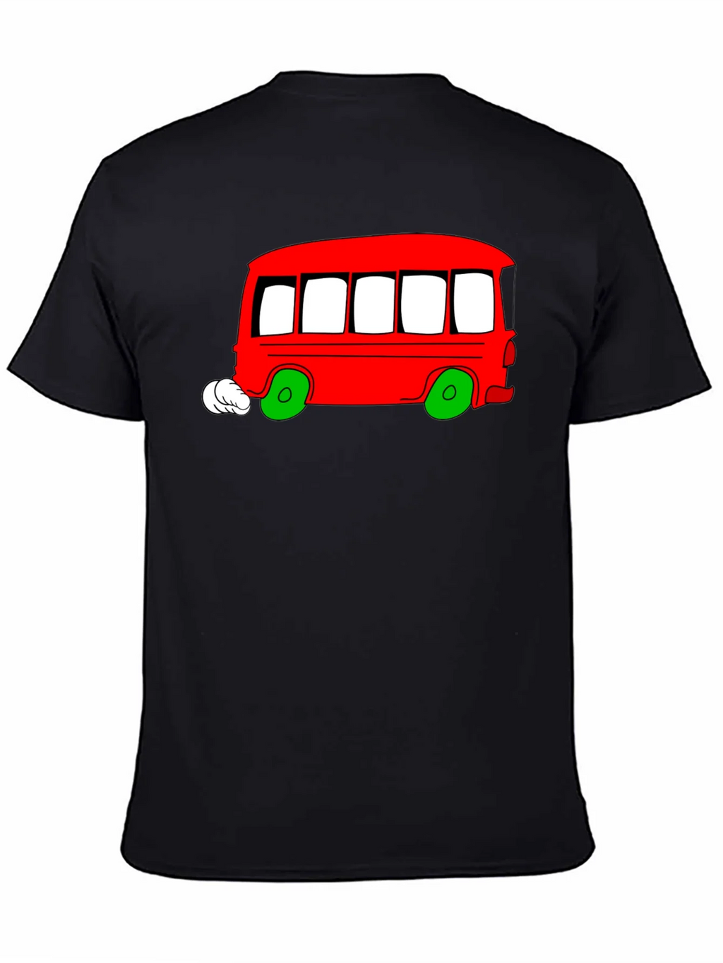 Cartoon Bus Graphic T-Shirt product image 4