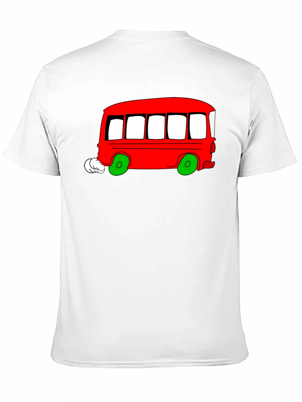 Cartoon Bus Graphic T-Shirt product image 10