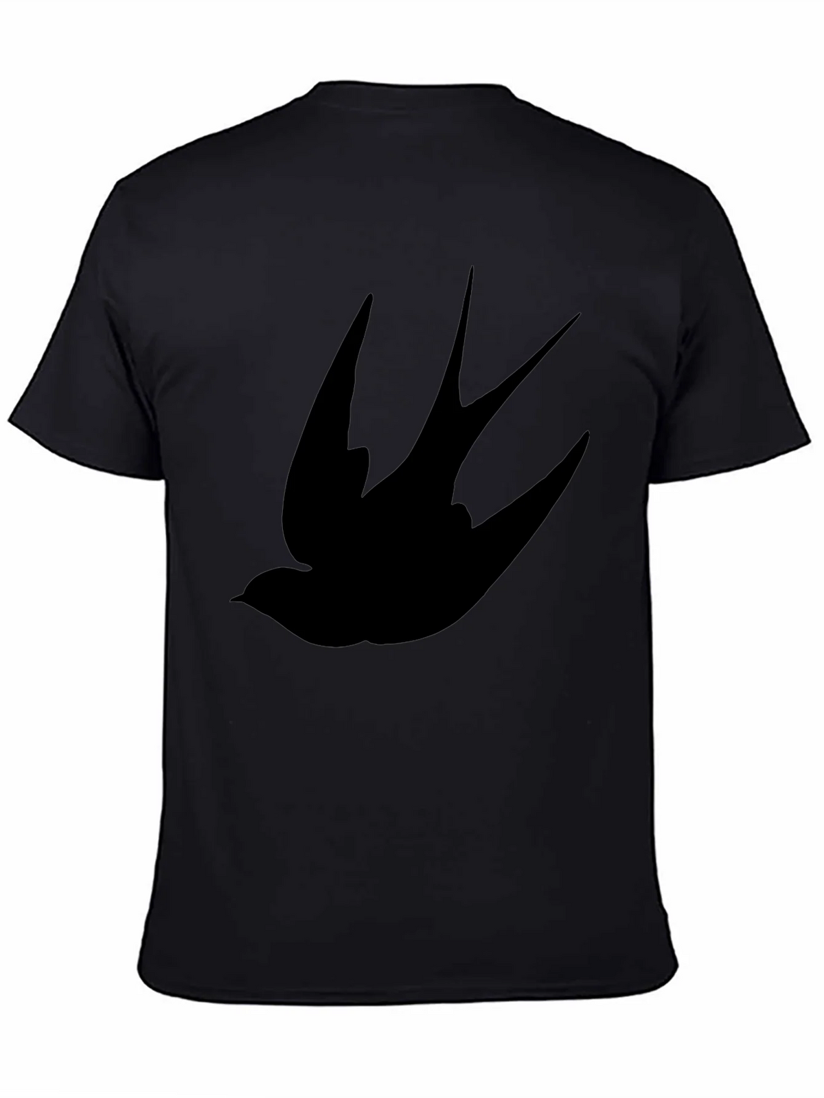 Black Swallow Bird Graphic Tee product image 4