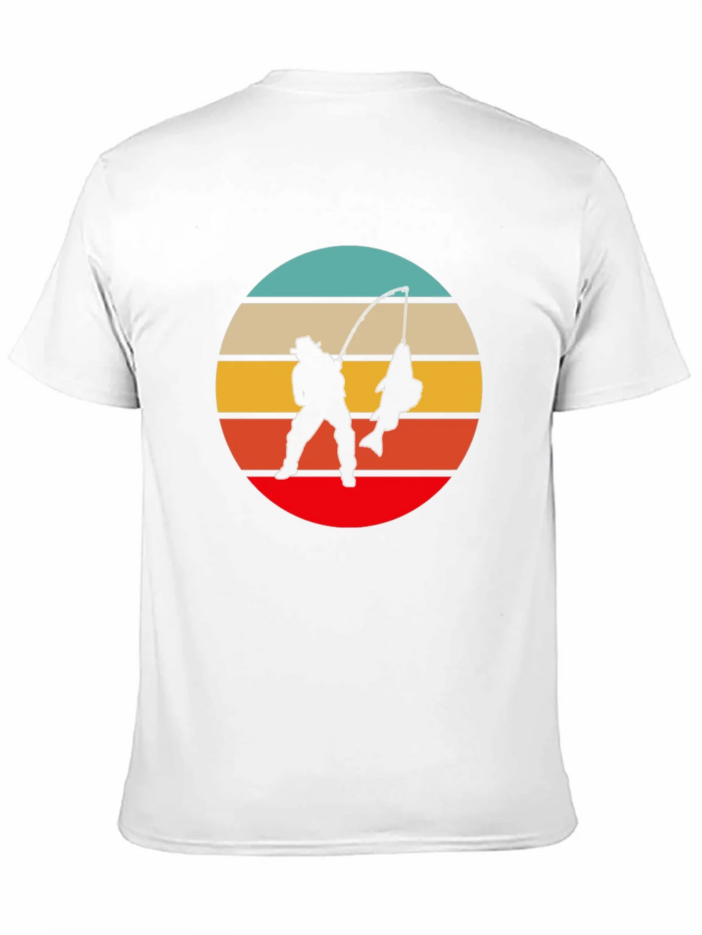 Retro Fishing T-Shirt - Fisherman Silhouette Design product image 10