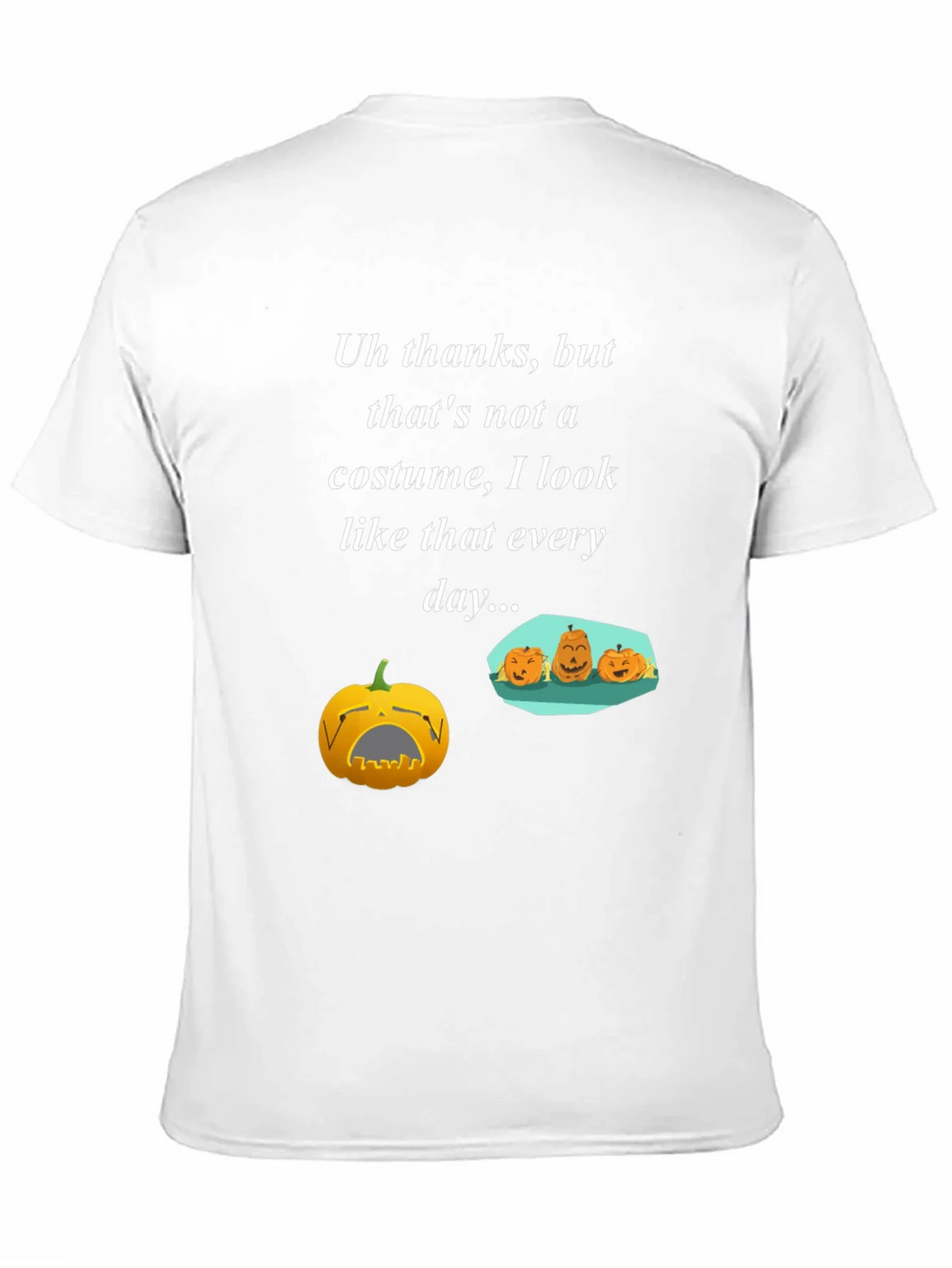 Humorous Halloween Everyday Pumpkin Graphic T-Shirt product image 4