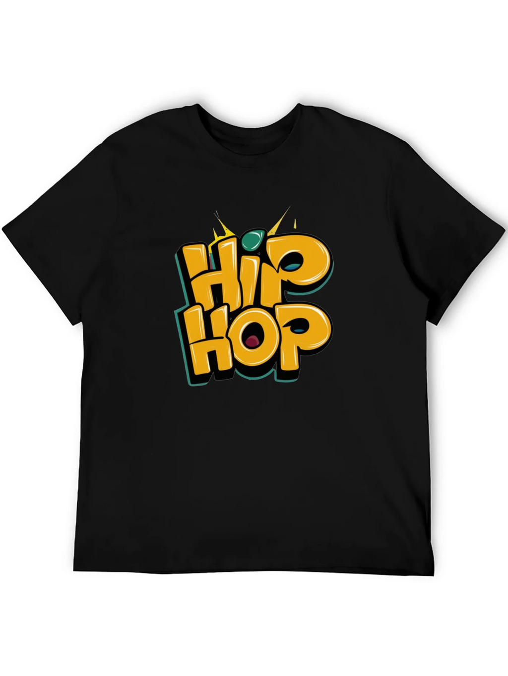 Hip Hop Graphic Tee - Stylish Black T-Shirt product image 5