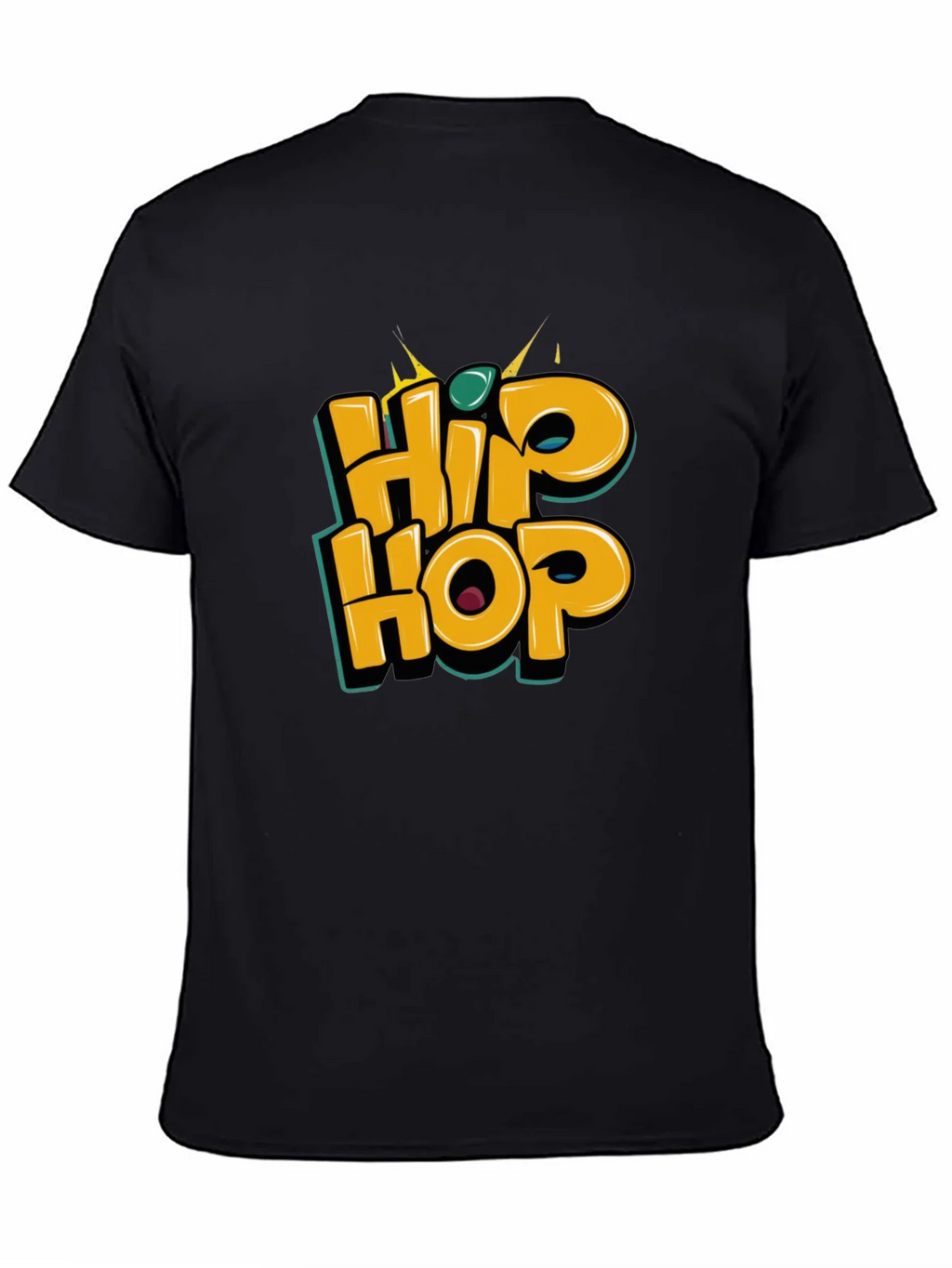 Hip Hop Graphic Tee - Stylish Black T-Shirt product image 4