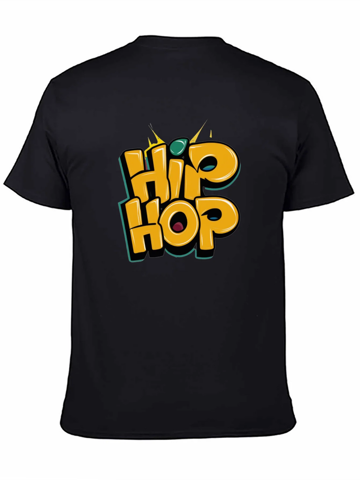 Hip Hop Graphic Tee - Stylish Black T-Shirt product image 4