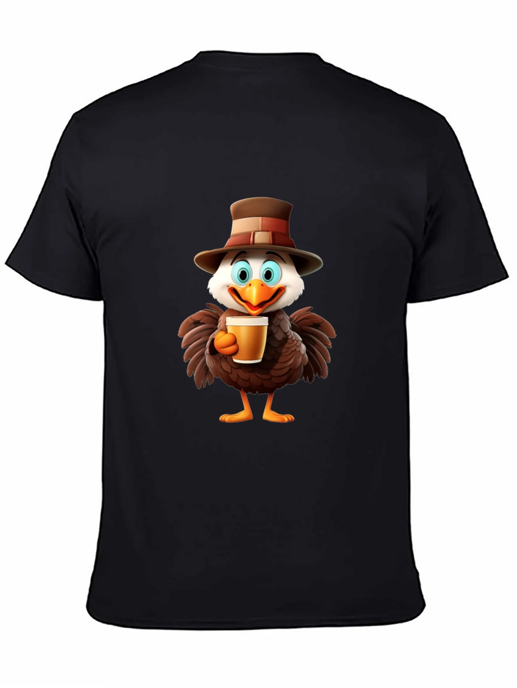Thanksgiving Turkey Beer T-Shirt product image 2
