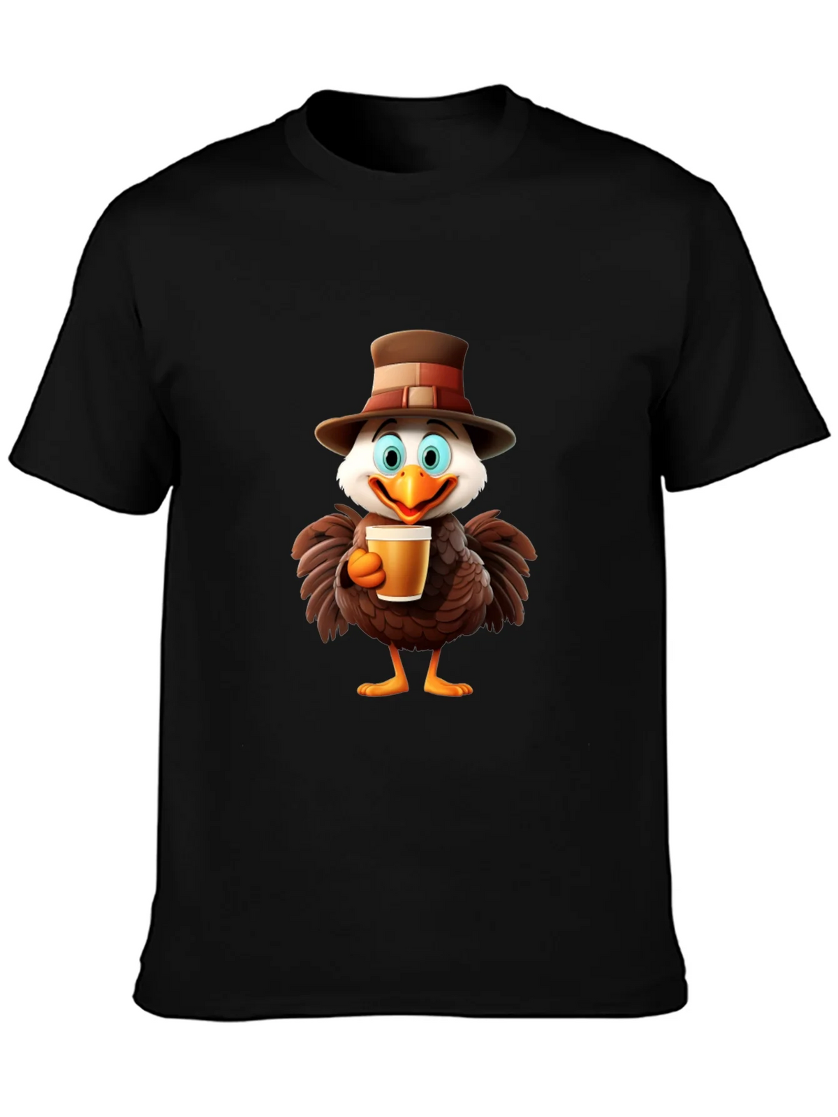 Thanksgiving Turkey Beer T-Shirt product image 1