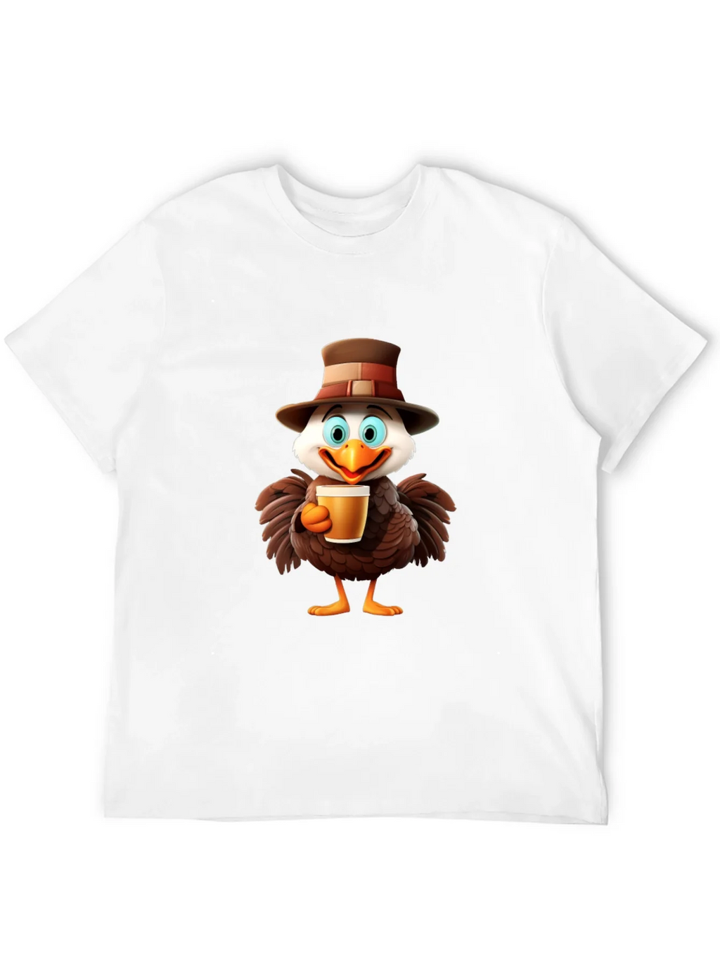 Thanksgiving Turkey Beer T-Shirt product image 5