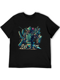 Cactus Robot Graphic Tee - Unique Design product image 1