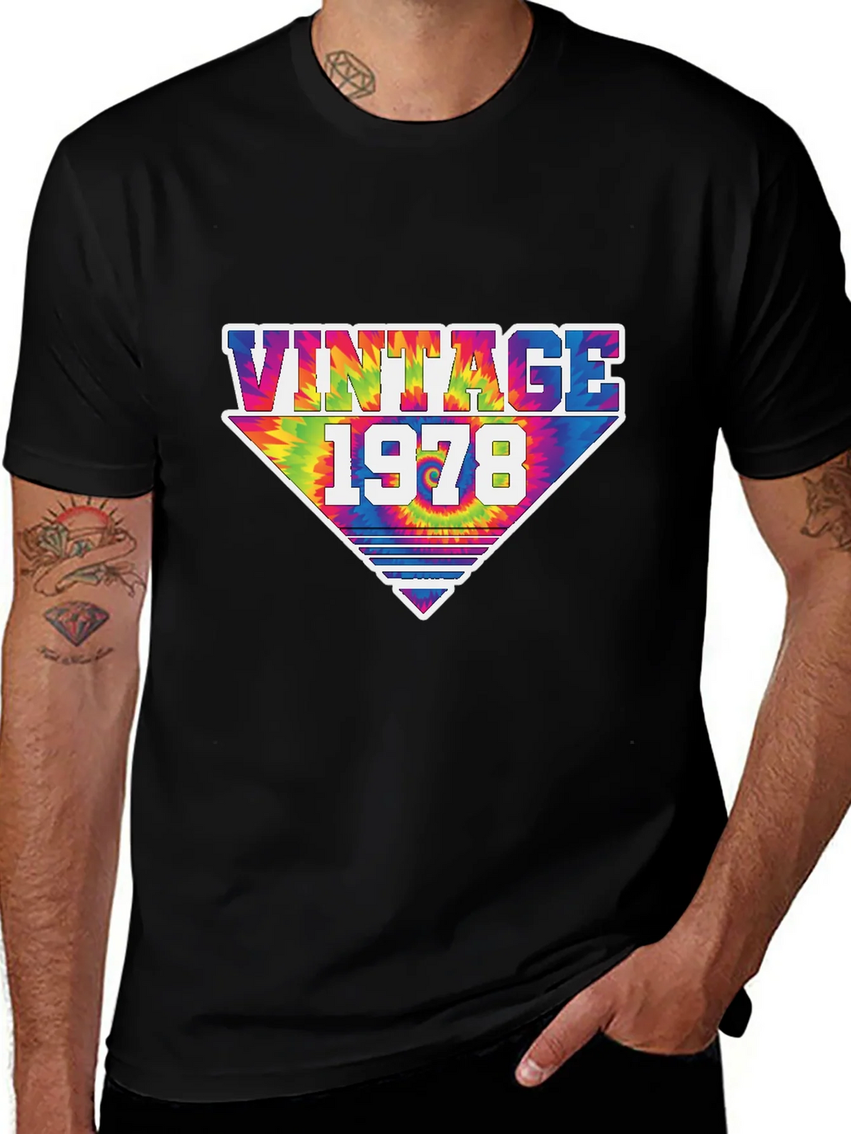 Vintage 1978 Tie Dye Graphic Tee product image 1