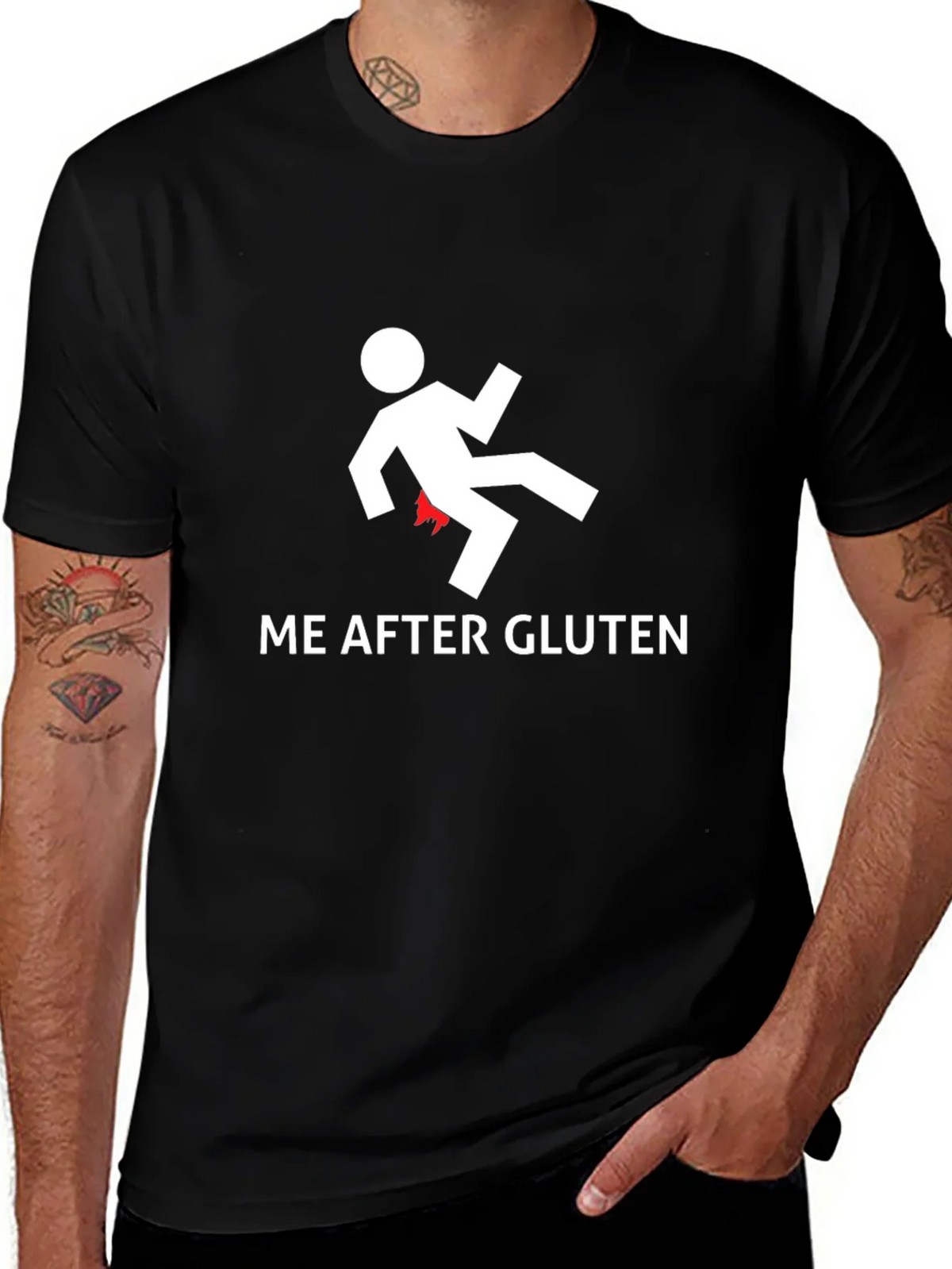 Funny Me After Gluten Graphic Tee product image 1