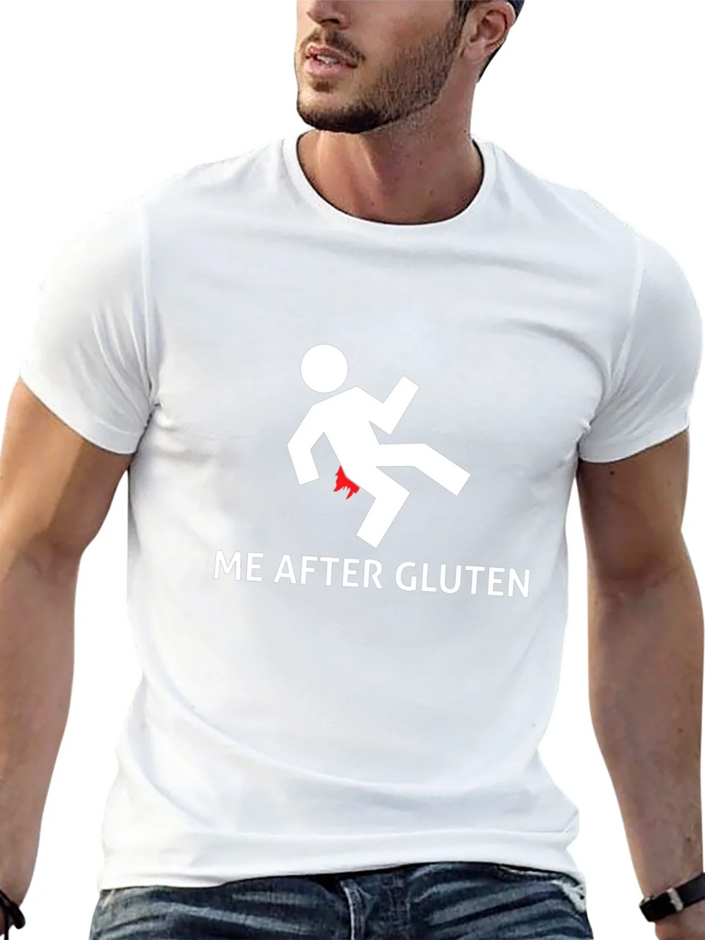 Funny Me After Gluten Graphic Tee product image 12