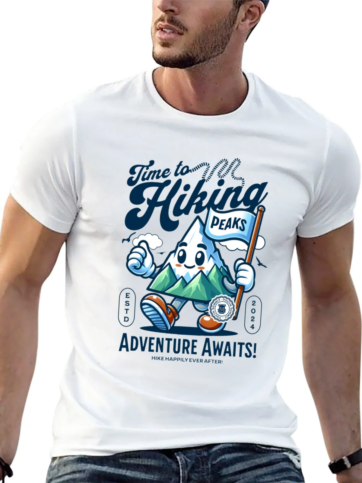 Hiking Peaks Adventure Awaits T-Shirt product image 11