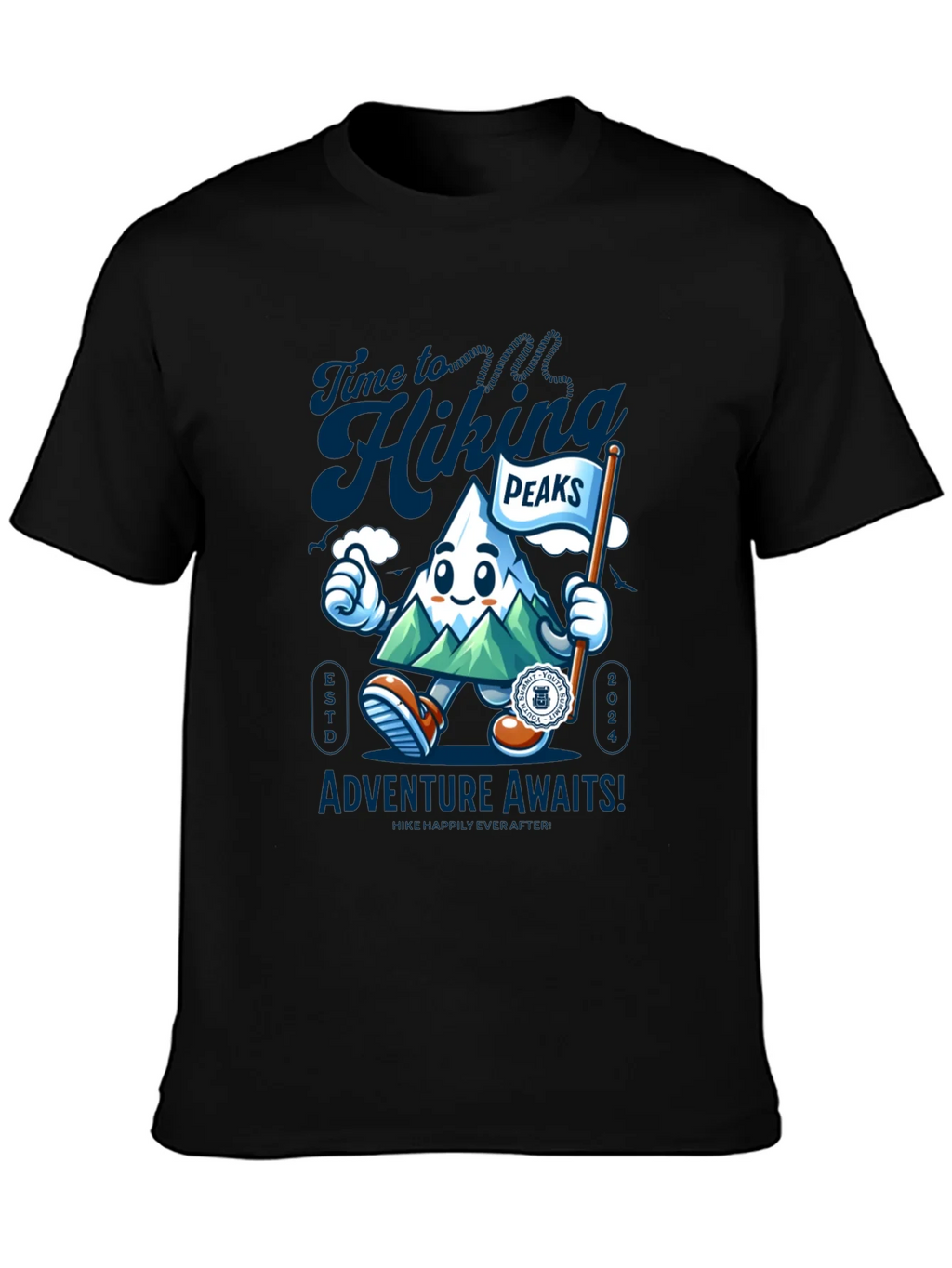 Hiking Peaks Adventure Awaits T-Shirt product image 3