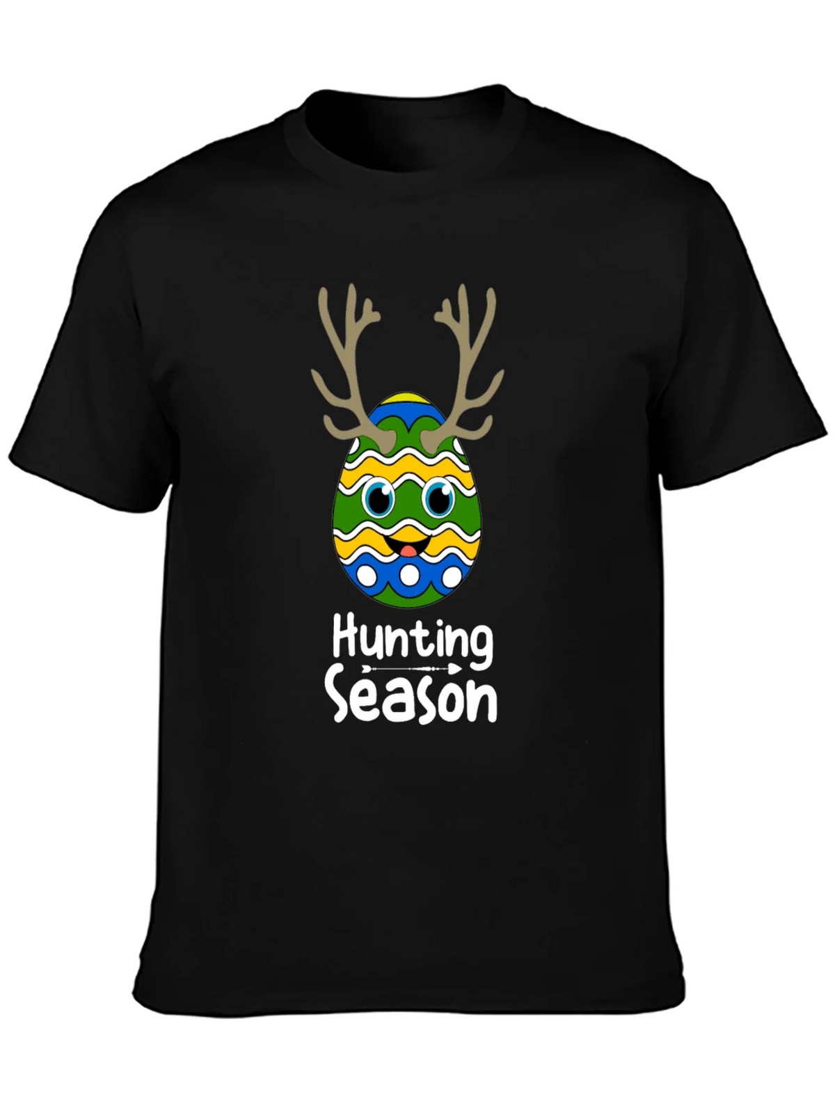Hunting Season Easter Egg Deer Antler T-Shirt product image 3