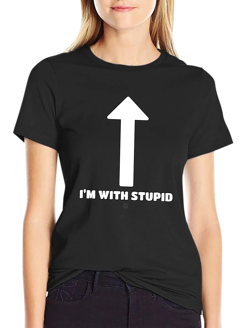 Im With Stupid T-Shirt - Funny Novelty Tee product image 2