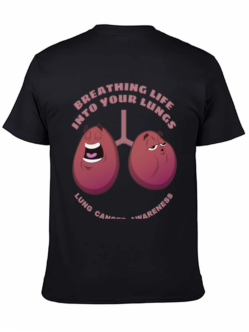 Breathing Life T-Shirt Lung Cancer Awareness Tee product image 4