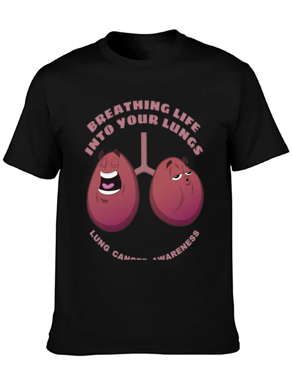 Breathing Life T-Shirt Lung Cancer Awareness Tee product image 3