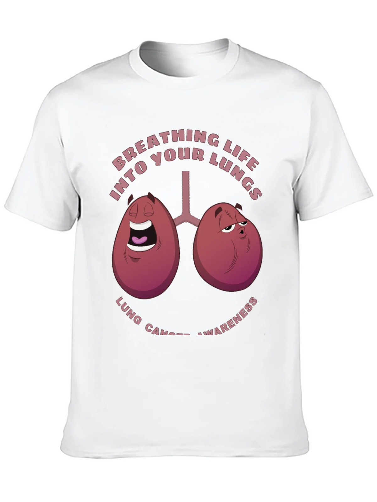 Breathing Life T-Shirt Lung Cancer Awareness Tee product image 9