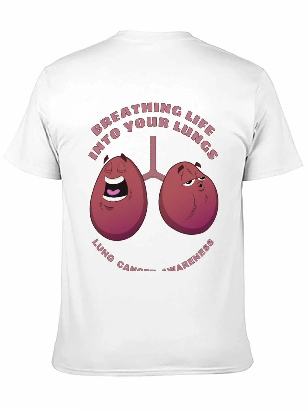Breathing Life T-Shirt Lung Cancer Awareness Tee product image 10