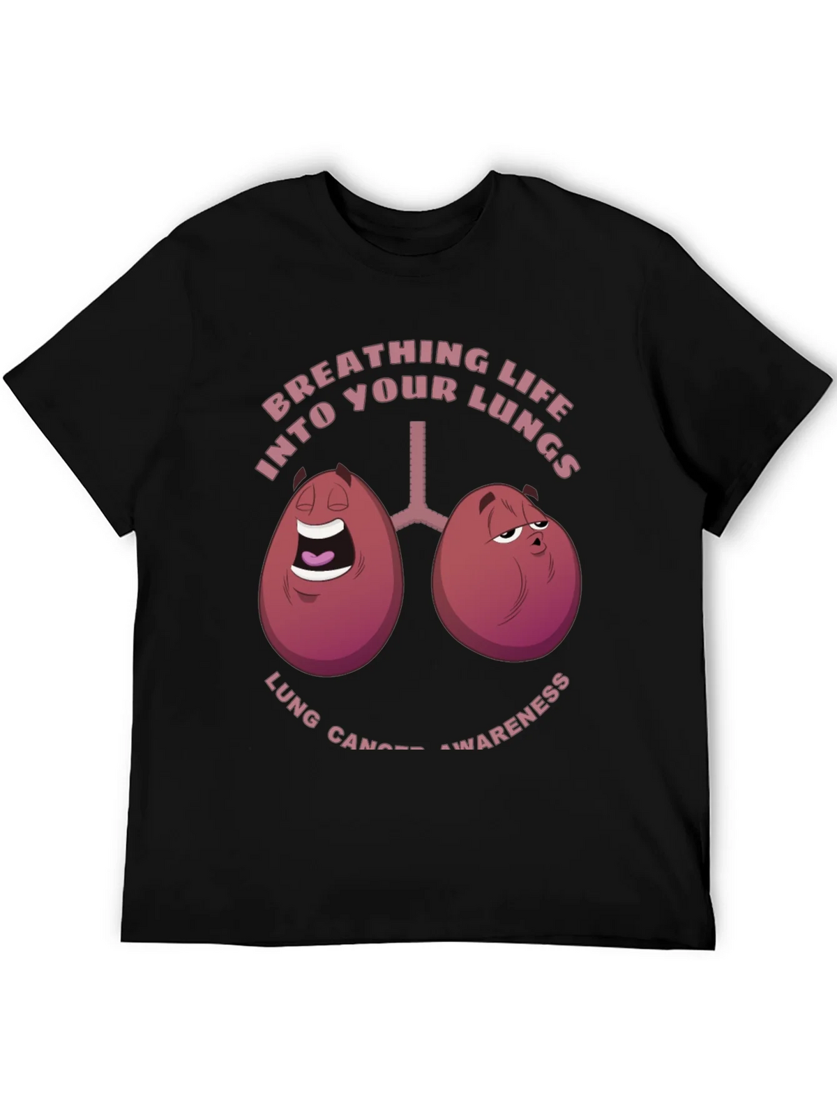 Breathing Life T-Shirt Lung Cancer Awareness Tee product image 5