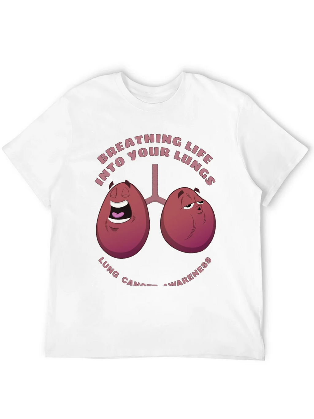 Breathing Life T-Shirt Lung Cancer Awareness Tee product image 11