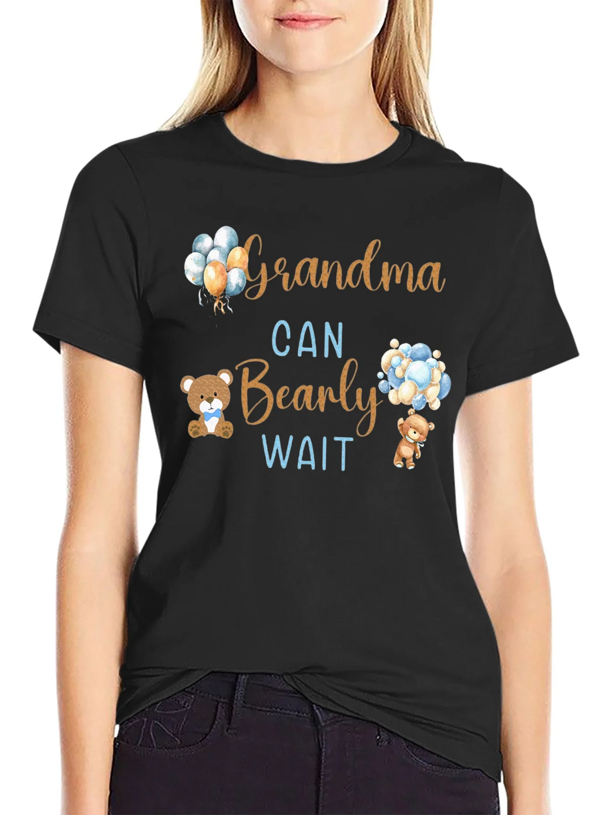 Grandma Can Bearly Wait T-Shirt product image 2