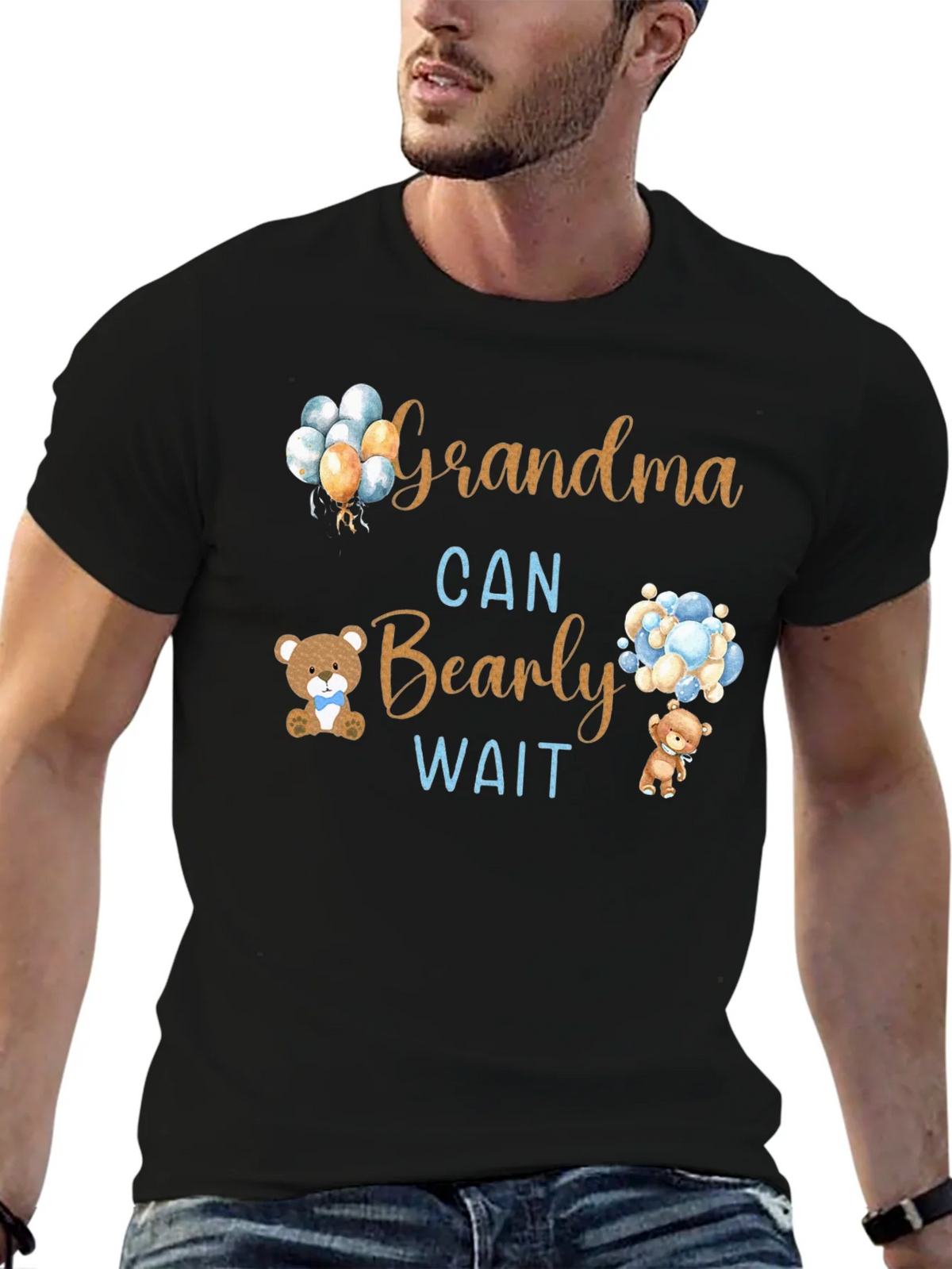 Grandma Can Bearly Wait T-Shirt product image 6
