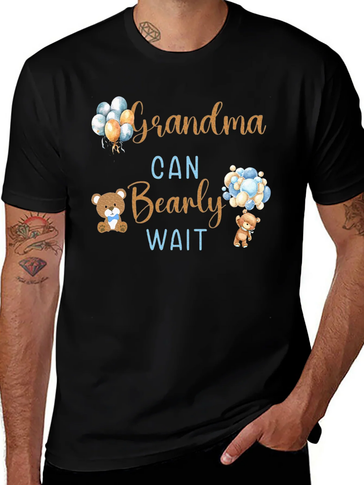 Grandma Can Bearly Wait T-Shirt product image 1