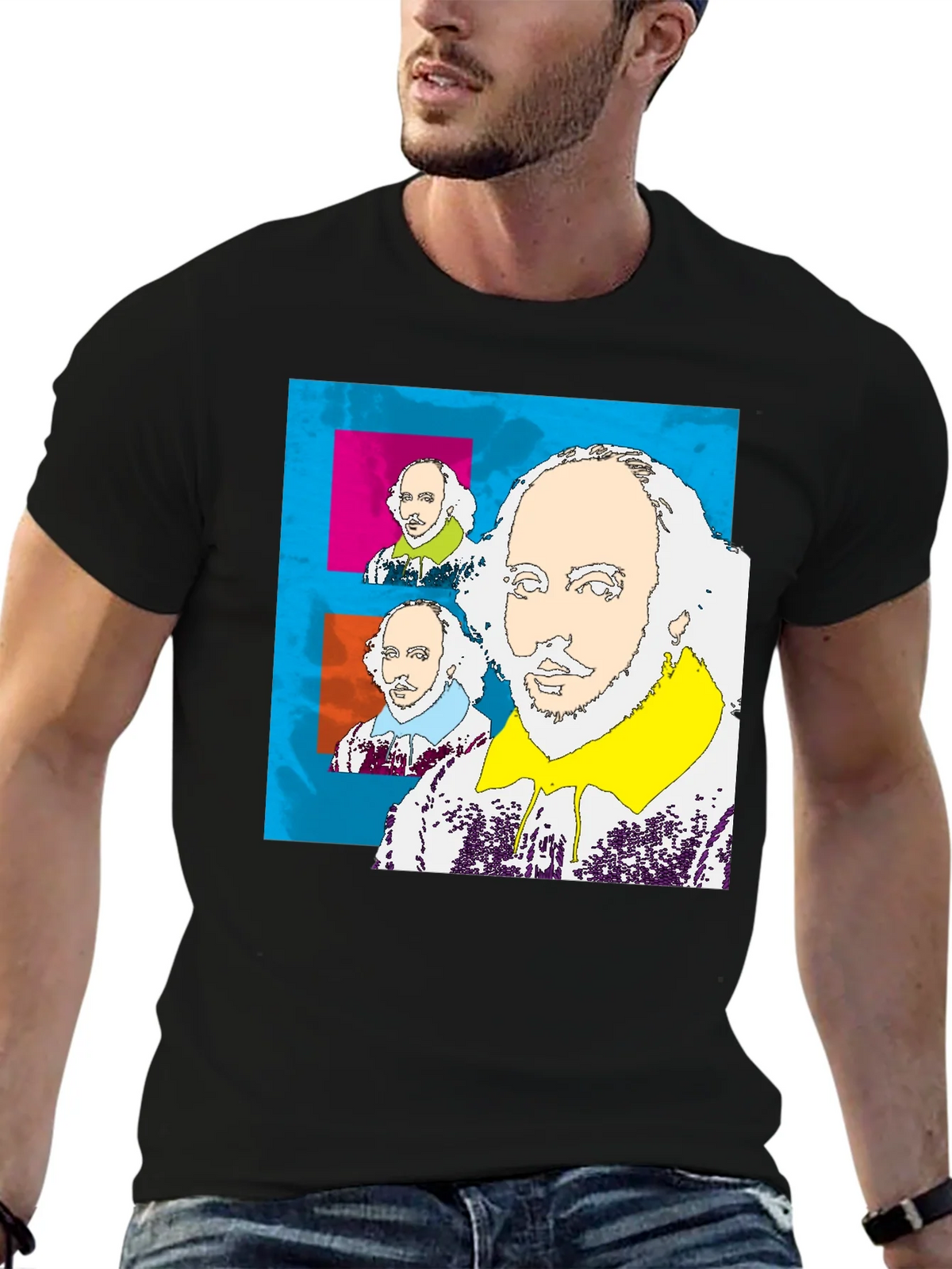 Shakespeare Pop Art T-Shirt - Bold and Unique Design product image 5