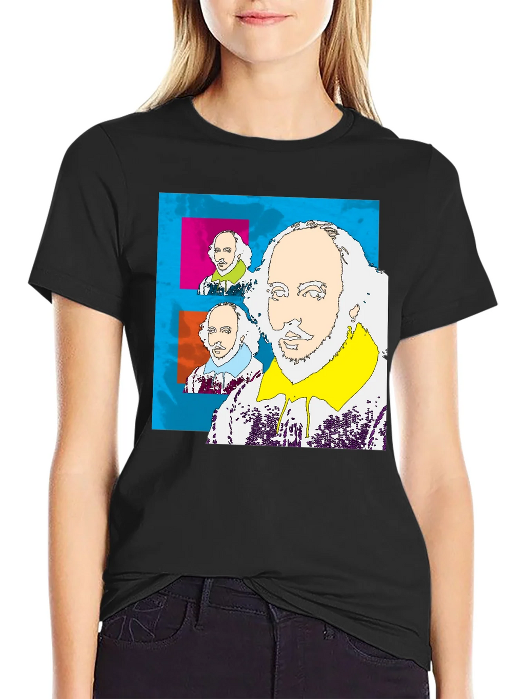 Shakespeare Pop Art T-Shirt - Bold and Unique Design product image 2