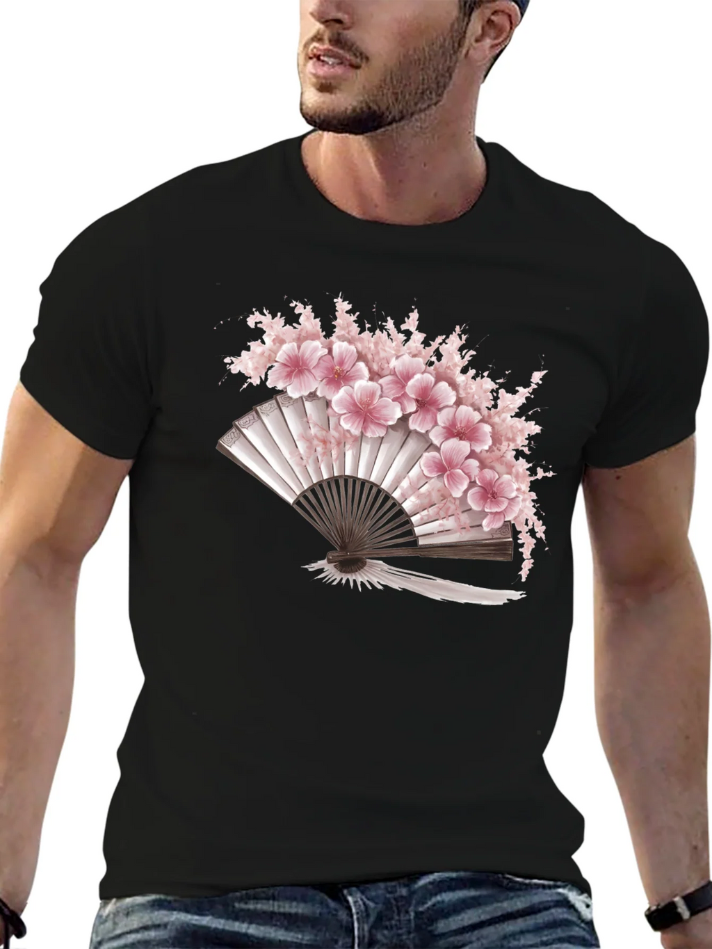 Sakura Fan Graphic Tee product image 5