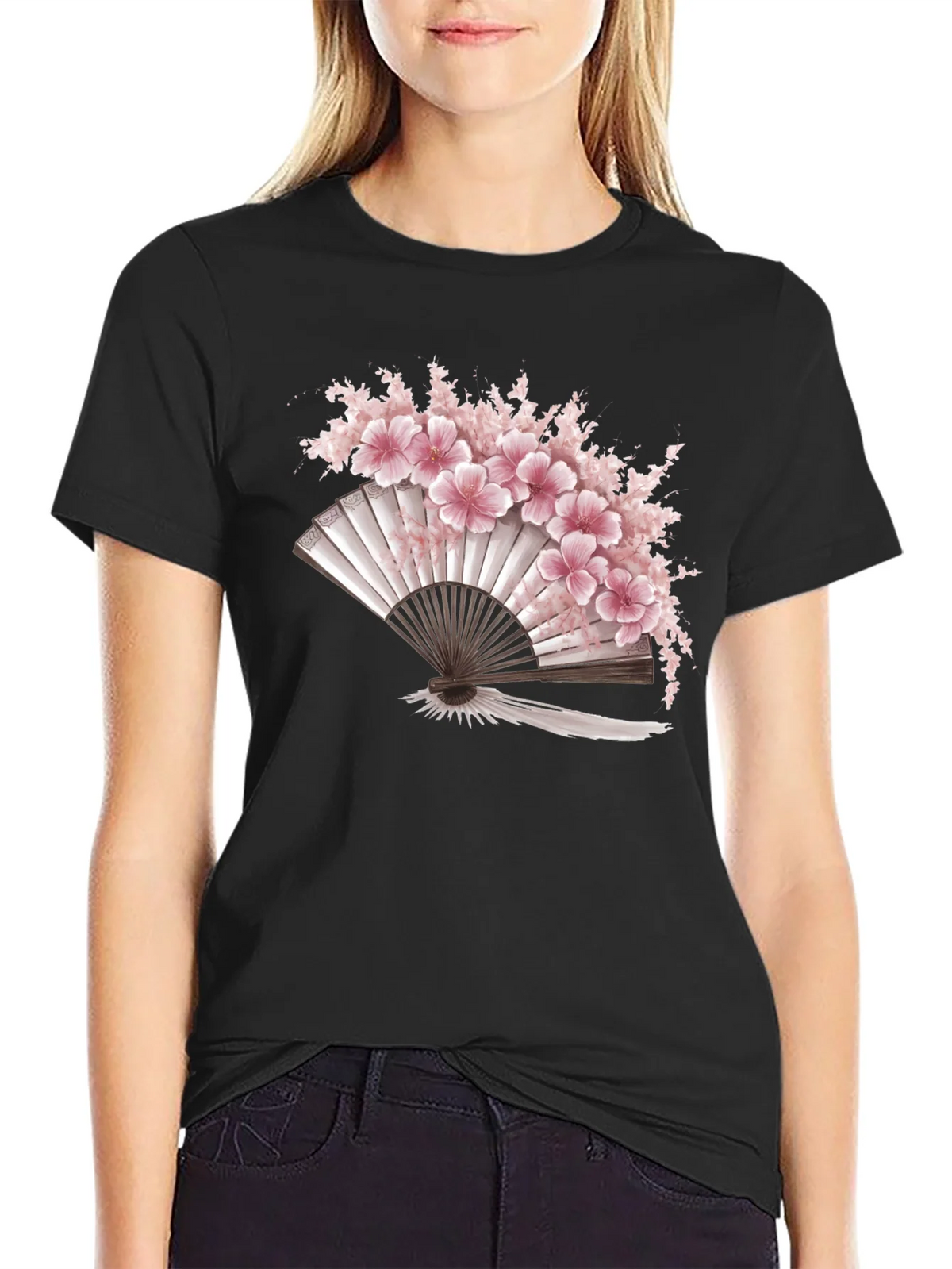 Sakura Fan Graphic Tee product image 2