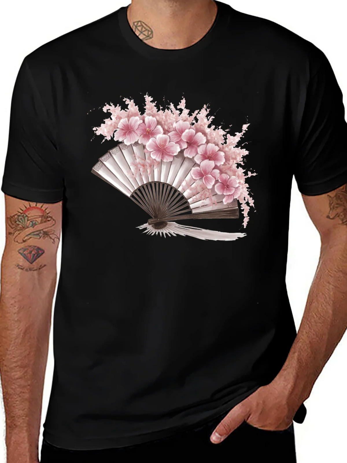 Sakura Fan Graphic Tee product image 1