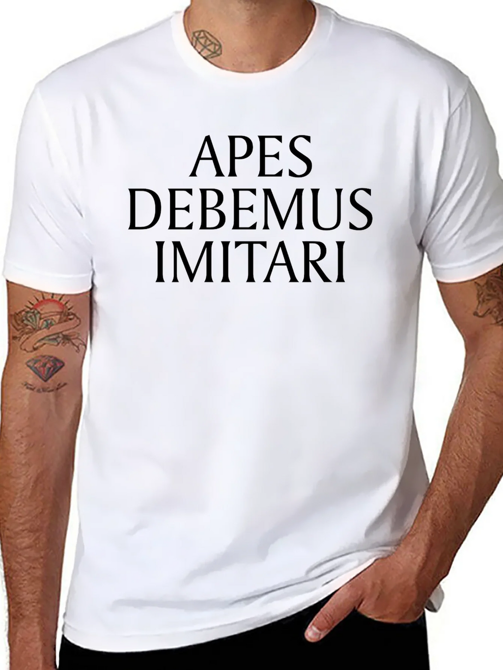 Apes Debemus Imitari T-Shirt product image 4