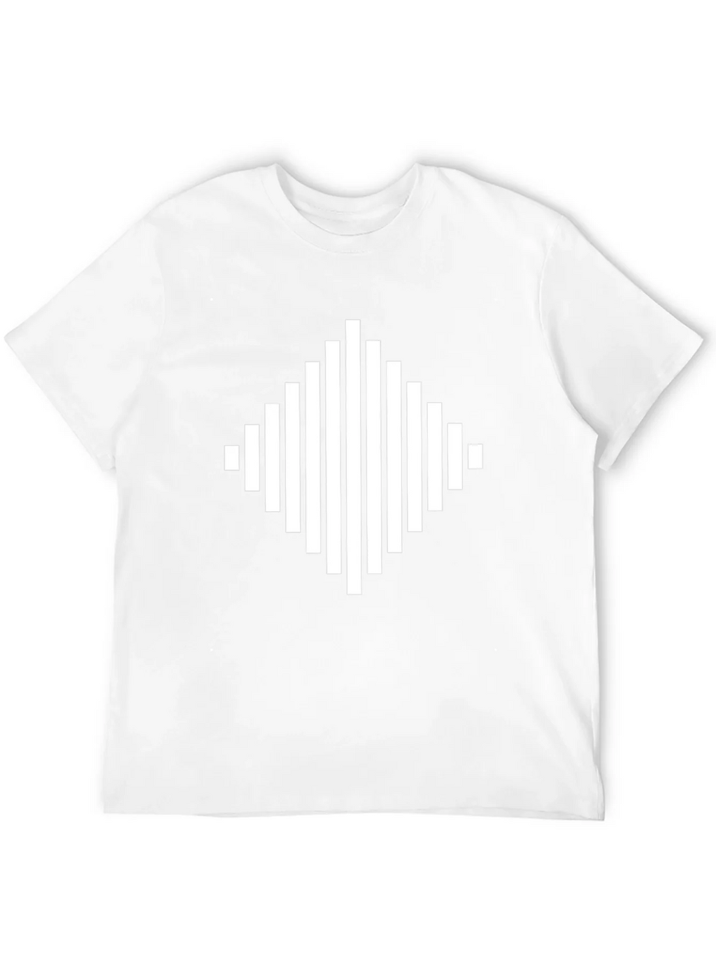 Modern Geometric Diamond Black T-Shirt product image 11