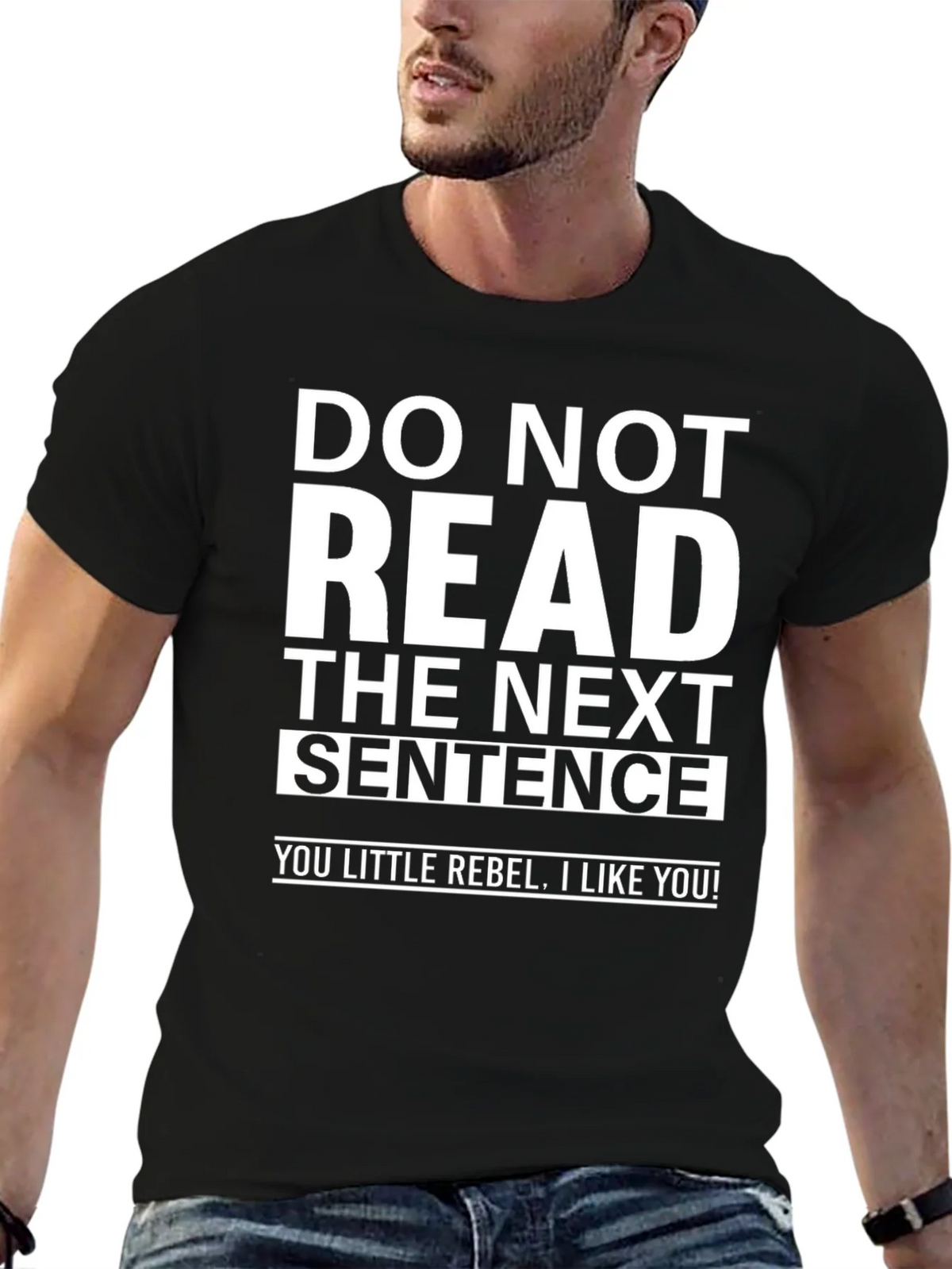 Rebel Humor Graphic Tee - Do Not Read! product image 6