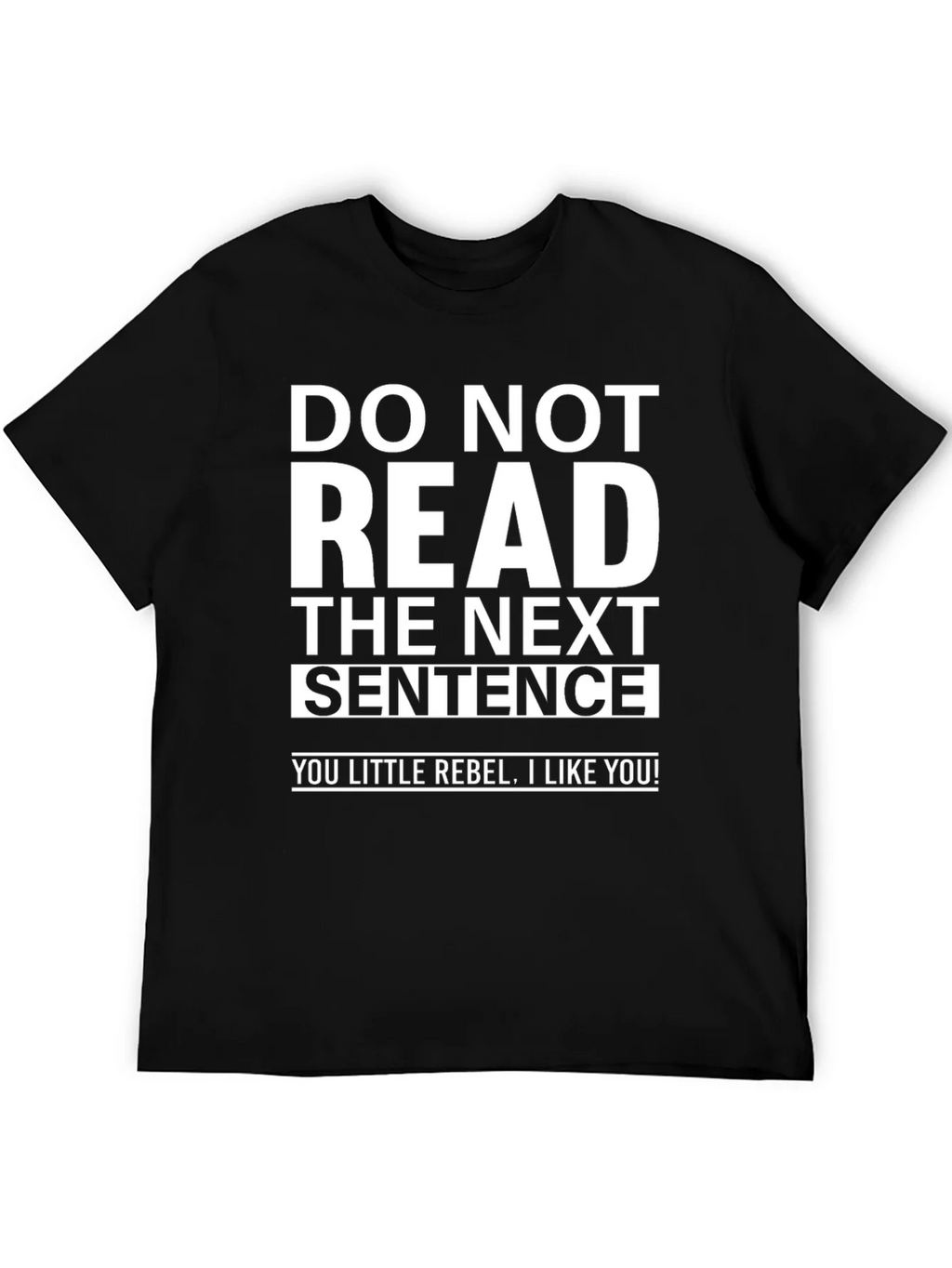 Rebel Humor Graphic Tee - Do Not Read! product image 5